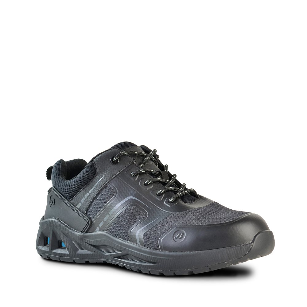 Charger Black Safety Shoes supplied by Twipake